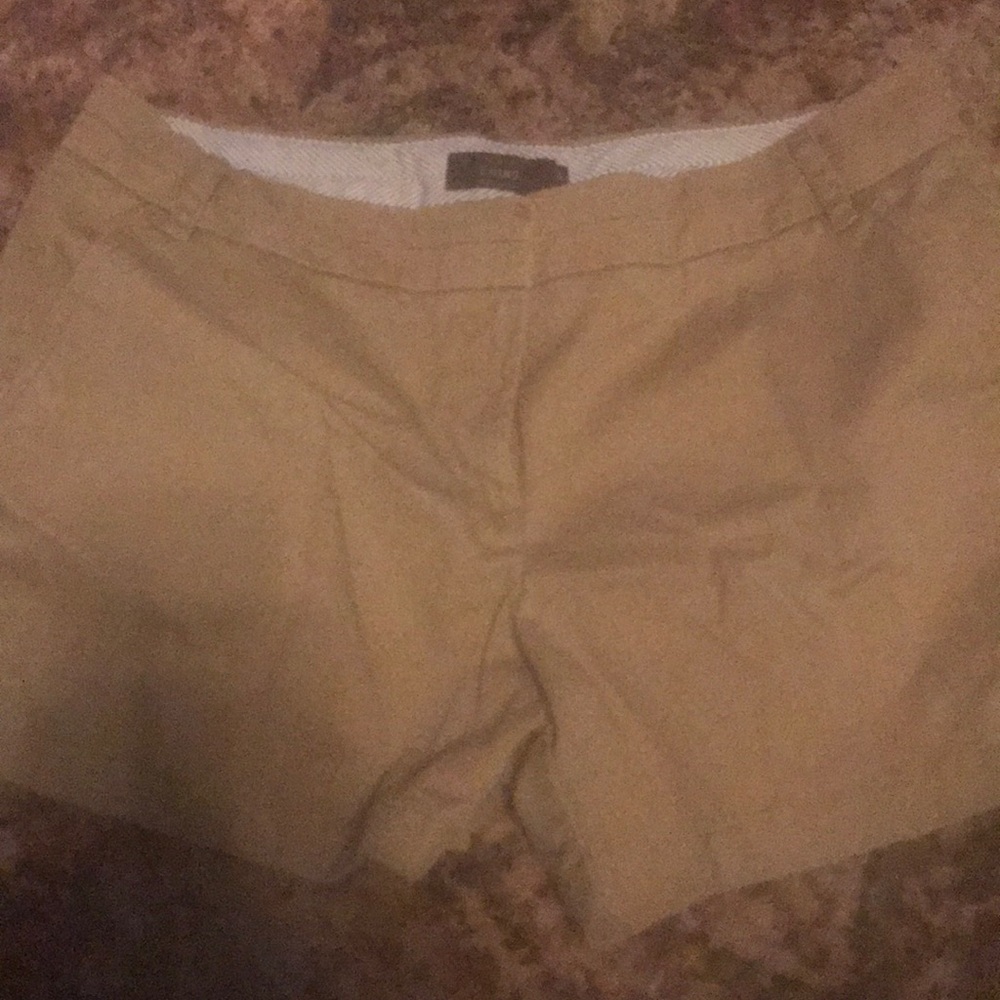 New J Crew Chino Khaki Shorts